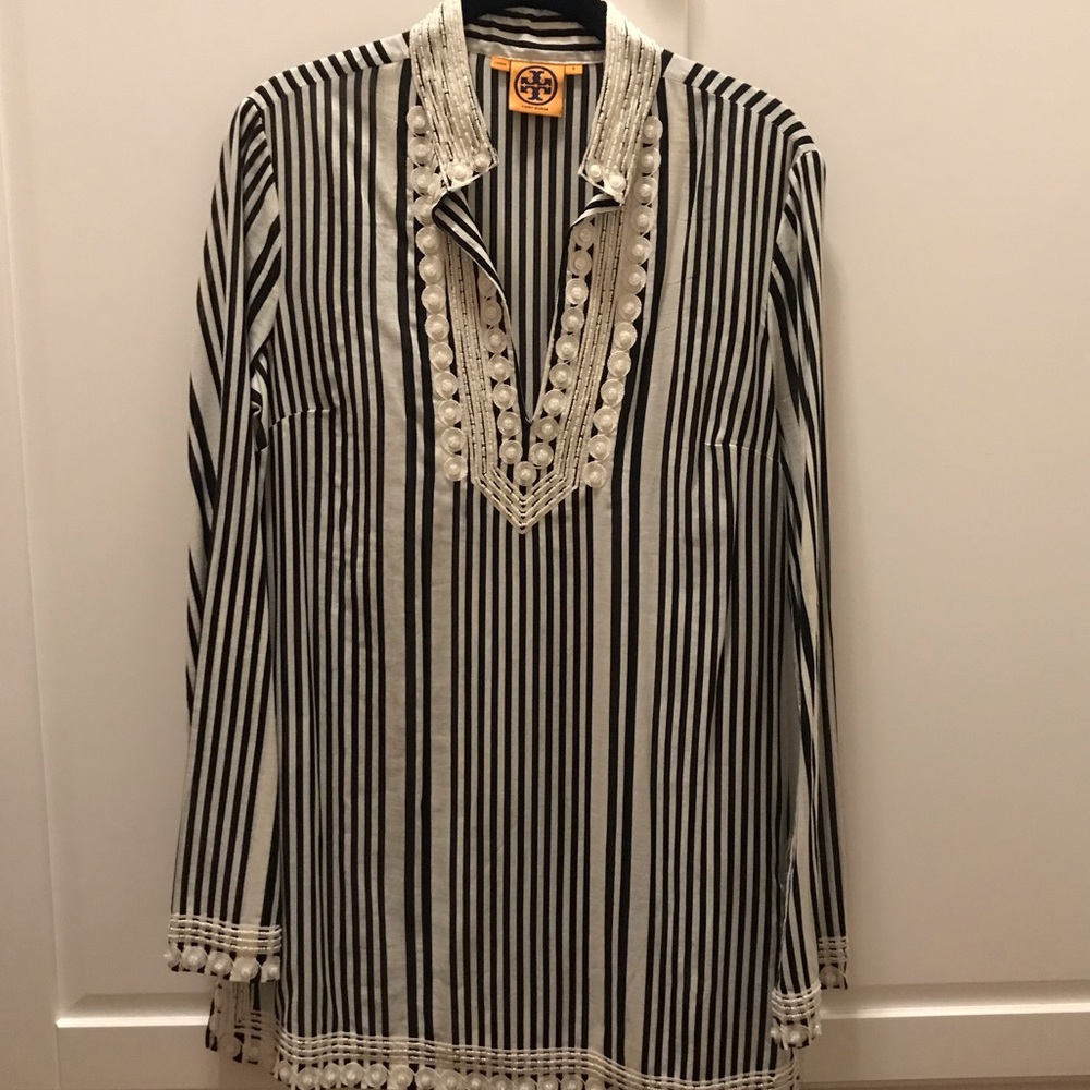 Tory Burch Striped Tunic